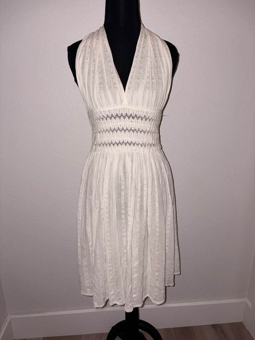 Spiaggia Dolce White Halter Dress